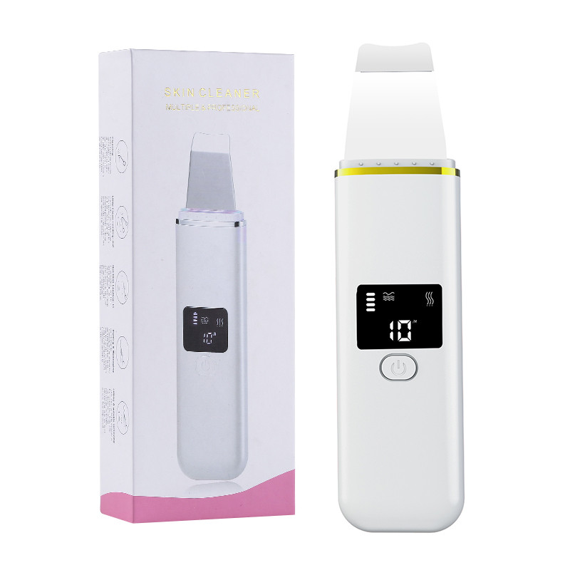 LCD ultrahangos bőrradír mélytisztító akne mitesszer eltávolító EMS peeling kavitációs arcmasszírozó bőrfiatalítás