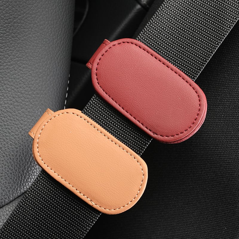 Autó biztonsági övcsipesz 2db univerzális biztonsági öv tartó ütköző csúszásgátló biztonsági öv feszességét beállító mini autós kiegészítők