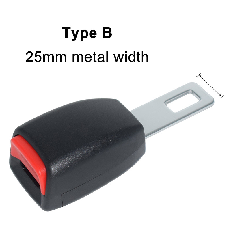 E24 Safe Certificated Cars Seat Belt Extender Auto Belt Clip Extenders Buckle Belts Extension for Cars Safety - Μαύρο/Μπεζ