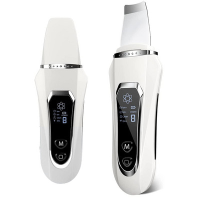 Arc ultrahangos tisztító mitesszer eltávolító akne pórusos arctisztító EMS Face Lift peeling lapát Ion ultrahangos bőrradír