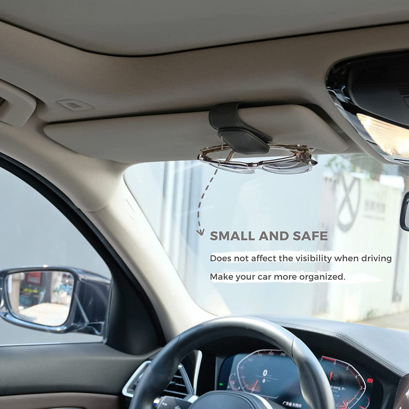 Automobilių akinių laikiklis Automobilinis skydelis nuo saulės Akinių laikiklis Akinių laikiklis Kortelių laikiklis Akinių priedai Automobilių priedai