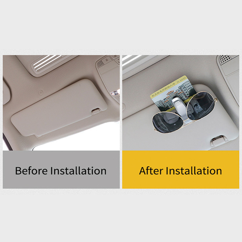 Umbrelă de soare pentru mașină Clip pentru ochelari pentru cardul biletului Suport pentru ochelari de soare Clemă de buzunar pentru Tesla Model 3 Model X Model SY Accesorii auto