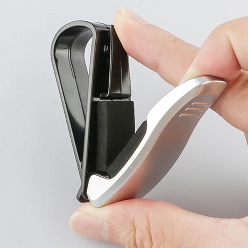 Umbrelă de soare pentru mașină Clip pentru ochelari pentru cardul biletului Suport pentru ochelari de soare Clemă de buzunar pentru Tesla Model 3 Model X Model SY Accesorii auto