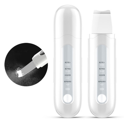 Ultrahangos Arcbőr Beauty Clean Scrubber Cleaner Ion Akne Mitesszer eltávolító Peeling Lapát Multifunkciós Arcmasszírozó