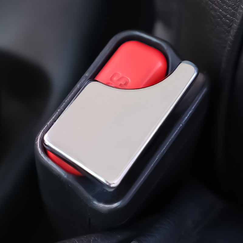 1db Rejtett autós biztonsági öv csatcsat Tesla modell 3 modellhez XY stílusú Roadster Kiegészítők Díszcikkek