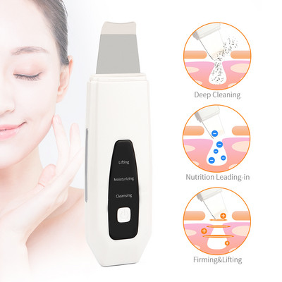 Ultrahangos bőrradír peeling mitesszer eltávolítása mély arctisztító gép arc lifting öregedésgátló arctisztító masszírozó