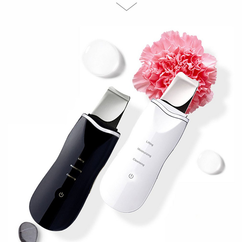 Ultrahangos arcbőrradír Beauty arctisztító lifting hidratáló vibráció mitesszer eltávolító hámlasztó pórustisztító