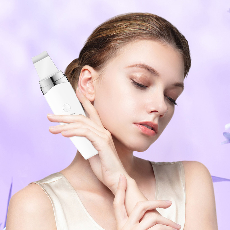 Beauty Blackhead Face Spatula Ultrahangos arctisztító Arcradír Beuty Care Skin Scrubber Ingyenes szállítás