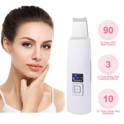 LINMEE Ultrasonic Deep Cleaning Face Machine Skin Scrubber Remove Dirt Blackhead Μειώνει τις ρυτίδες και τις κηλίδες Facial Lifting