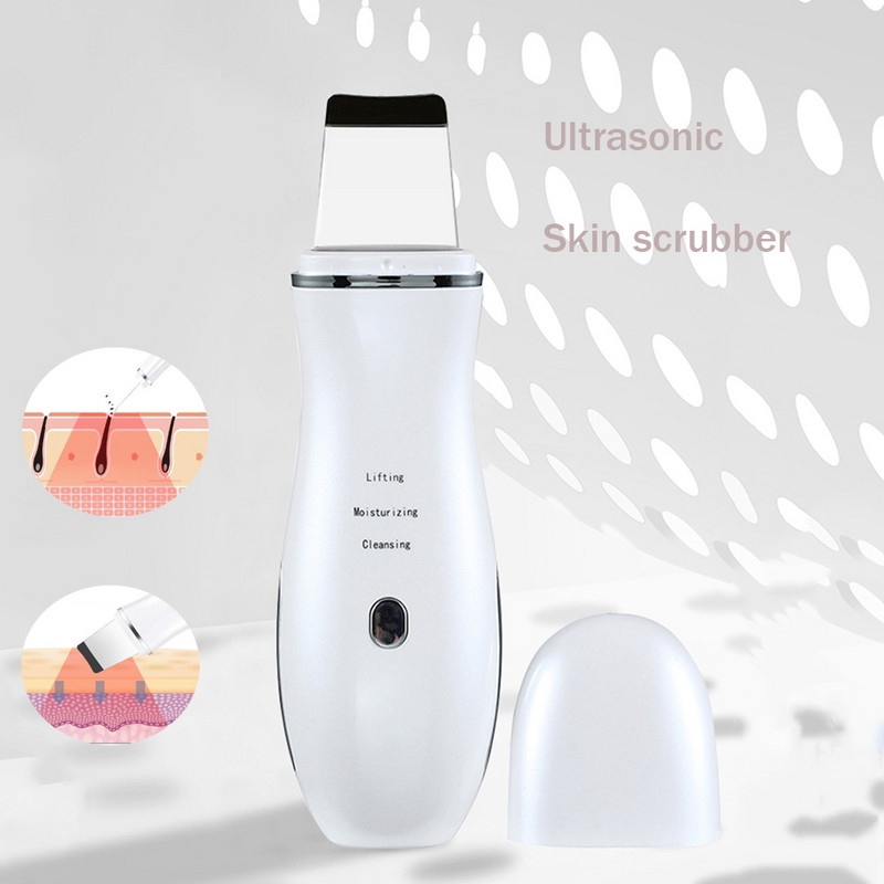 Επαγγελματικό υπερηχητικό καθαριστικό δέρματος προσώπου Deep Face Cleaning Face Scrubber Machine Demoval Facial Cleaner Tools