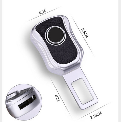 Universal βύσμα προέκτασης κλιπ ζώνης ασφαλείας αυτοκινήτου Κλειδαριά ασφαλείας αυτοκινήτου Κλιπ ζώνης ασφαλείας για BMW Audi Mercedes Benz Tesla Volvo