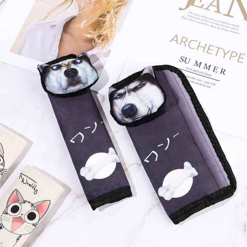 Universal Cartoon Cartoon Κάλυμμα ζώνης ασφαλείας Ζώνη ασφαλείας Μαξιλάρια ώμου Προστασία βελούδινων προστατευτικών ζώνης αξεσουάρ αυτοκινήτου