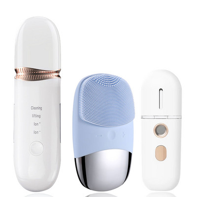 NICARE Ultragarsinis odos šveitimo rinkinys inkštirų šalinimo veido poras giliai valantis šepetėlis šveitimas kastuvas pakeliantis mentele Odos priežiūra