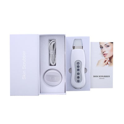 Ultrahangos bőrradír Mély arctisztító készülék Akne eltávolítása Galvános arc lifting ultrahangos mitesszer peeling pórusok tisztítása