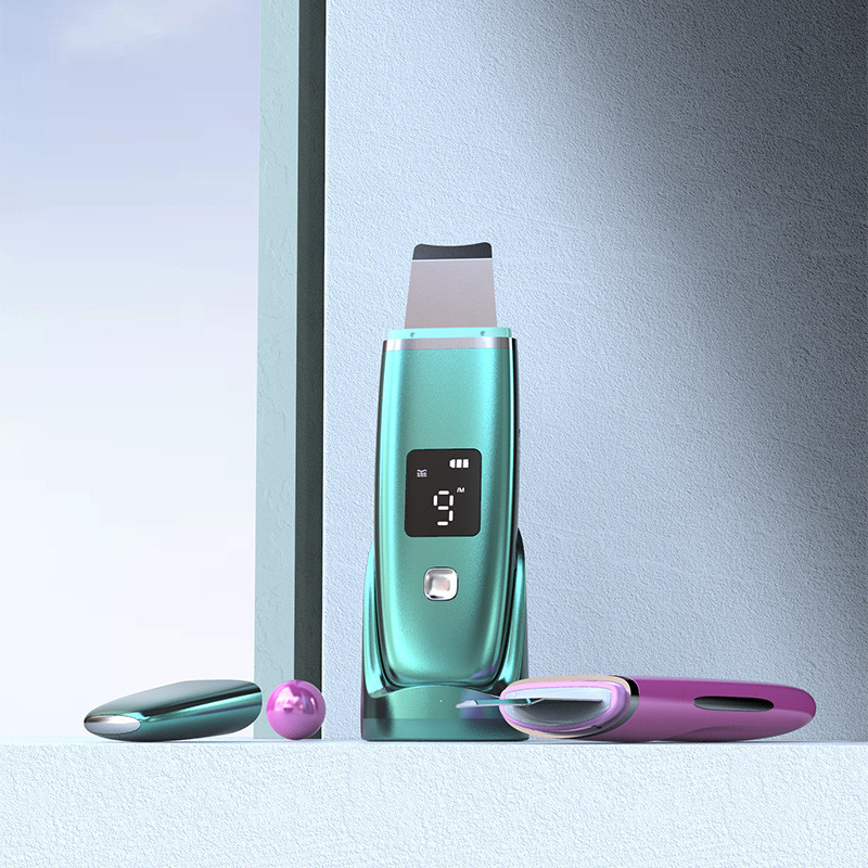 DSMY Ultrasonic Skin Scrubber Facial Lifting Massage Καθαρισμός βαθέων πόρων Peeling φτυάρι αφαίρεση ρυτίδων μαύρων στιγμάτων Εργαλεία περιποίησης προσώπου
