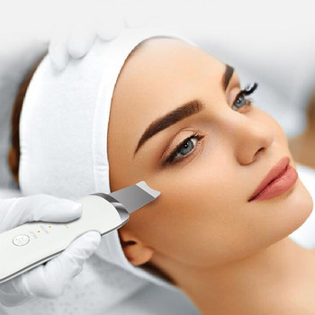 Μηχάνημα βαθύ καθαρισμού προσώπου Peeling Shovel Facial Pore Cleaner Face Skin Scrubber Lift Beauty Instrument