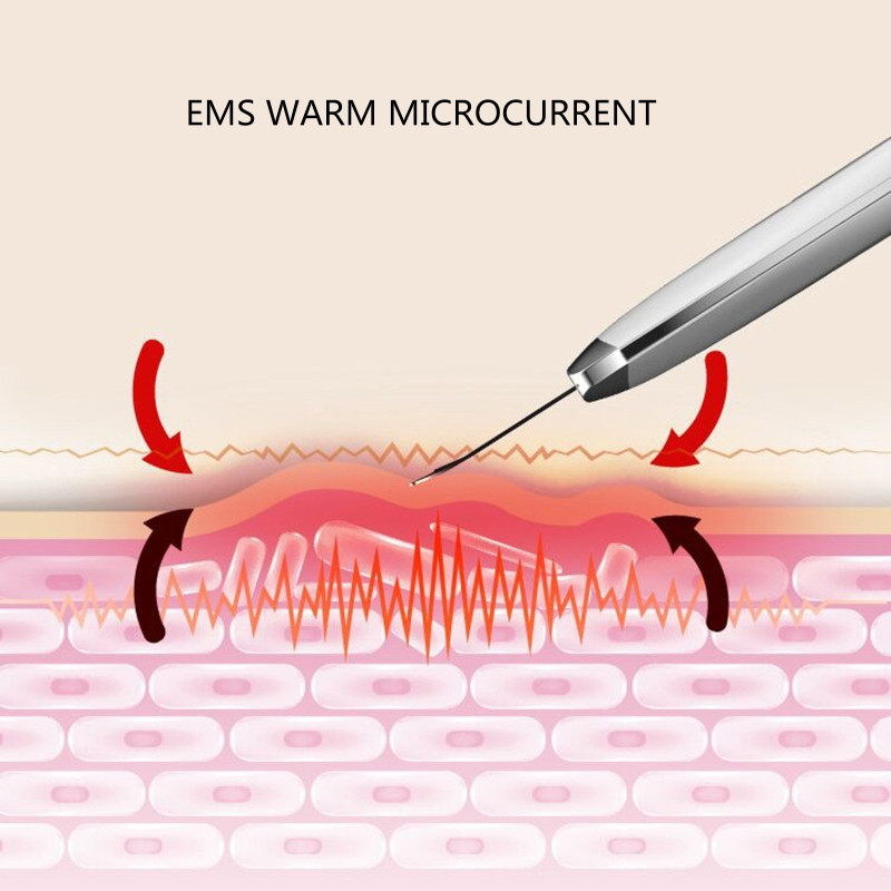 Μηχάνημα βαθύ καθαρισμού προσώπου Peeling Shovel Facial Pore Cleaner Face Skin Scrubber Lift Beauty Instrument