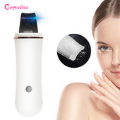 Υπερήχων Peeling Shovel Spatula Scrubber Ion Deep Facial Clean Removal Pore Cleaner Face Lift Beauty Machine