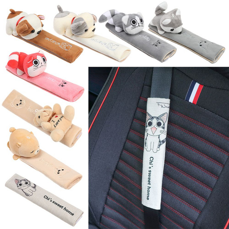 Ζώνη ασφαλείας Cartoon Pad ζώνης ασφαλείας αυτοκινήτου Προστατευτικό ώμου αυτοκινήτου Αξεσουάρ αυτοκινήτου Εσωτερικό προστατευτικό ζώνης ασφαλείας