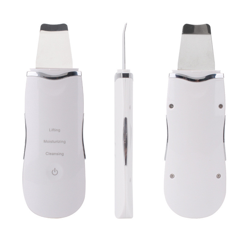 Ultrahangos bőrradír Vibrációs arcradír lapát Mitesszer eltávolító ion Mélytisztító Peeling arc lifting szépségápolási eszközök