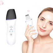 Ultrahangos bőrradír peeling lapát Kék világos bőrápoló mély arctisztító arc lifting gép nano arcpermetező