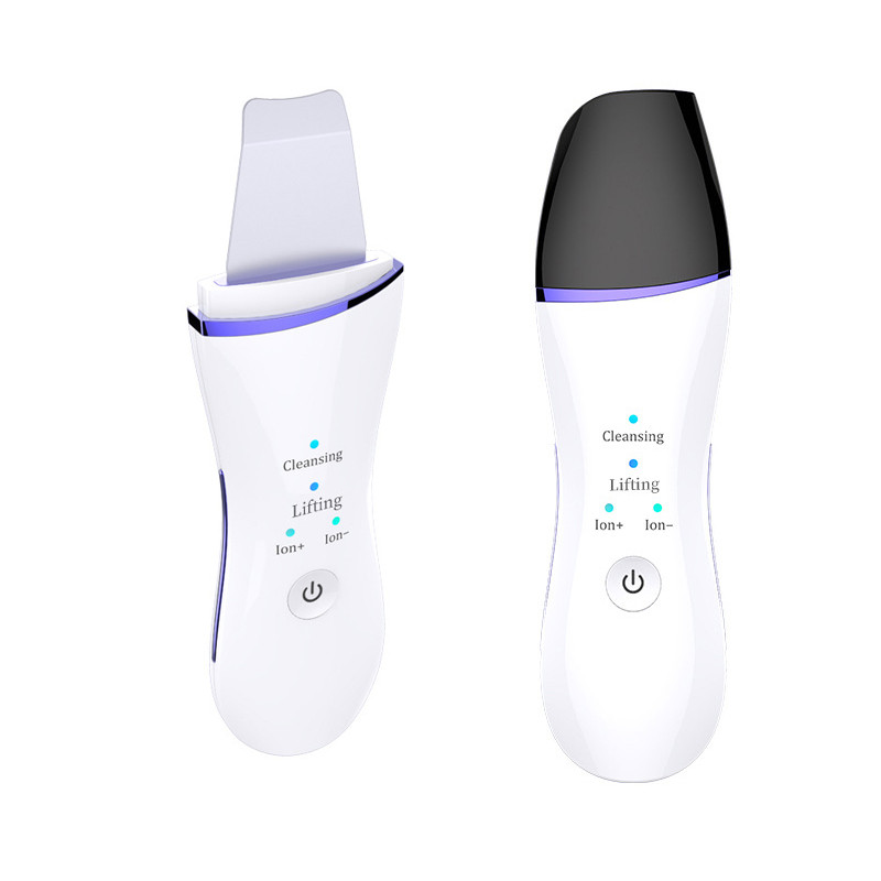 Ultrahangos bőrradír peeling lapát Kék világos bőrápoló mély arctisztító arc lifting gép nano arcpermetező