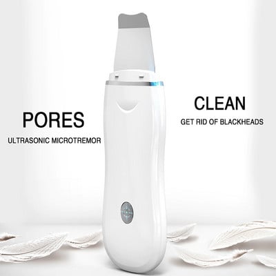 Hordozható elektromos arctisztító spatula Dead Skin tisztító arcpeeling szépség testápoló gép ultrahangos bőrradír