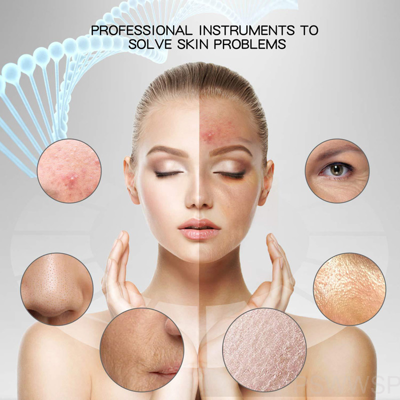 Ultrahangos bőrradír vibrációs arc spatula mitesszer eltávolító arcradír lapát Kavitációs peeling arc lifting eszköz