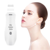 Ultrahangos bőrradír Black Head Deep Remover negatív ionfolt spatula tisztító akne elleni elektromos arctisztító gép F30