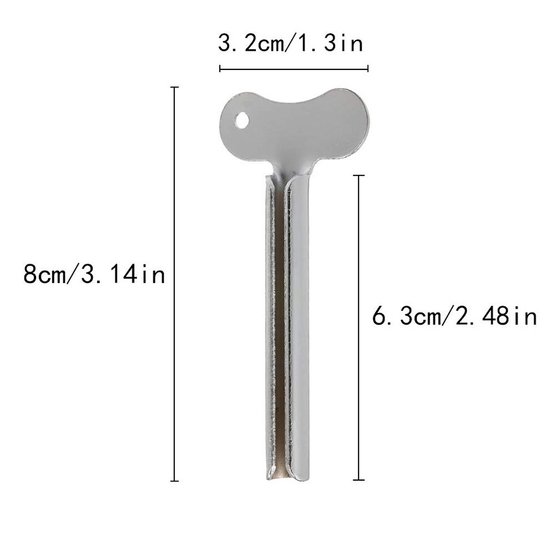 5 vnt nerūdijančio plieno dantų pastos išspaudėjas veido valiklis dantų pastos dozatorius suspaudimo vamzdelis Įrankiai Metaliniai vonios kambario priedai