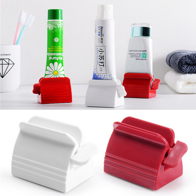 Νέος χειροκίνητος Squeezer Tube Squeezer οδοντόκρεμας Easy Portable Plastic Dispenser Σετ αξεσουάρ μπάνιου