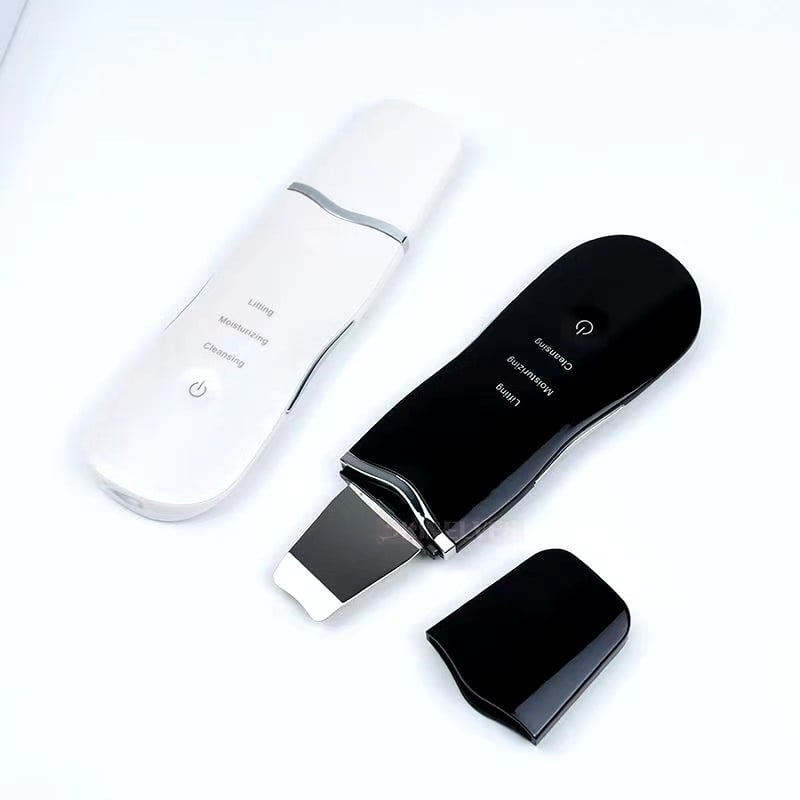6 az 1-ben ultrahangos bőrradír vibrációs arc spatula mitesszer eltávolító mélytisztító lapátos peeling arc lifting