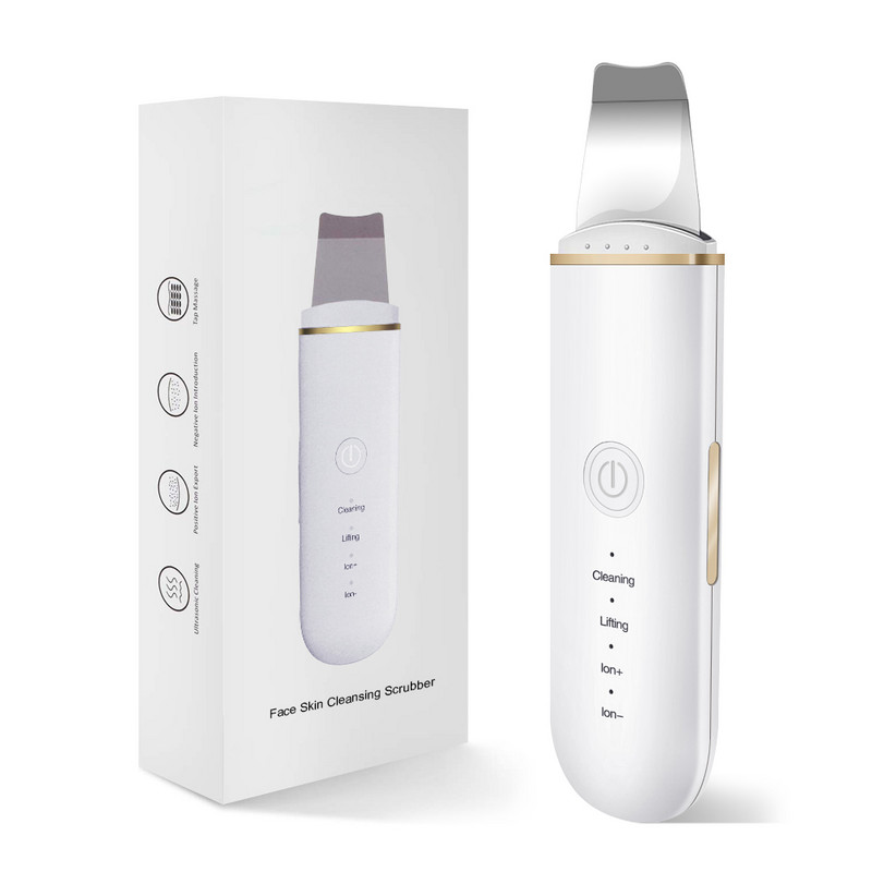 Bőrradír Vibrációs Arc Spatula Mitesszer eltávolító Lapát Tiszta Kavitációs Peeling Arc lifting