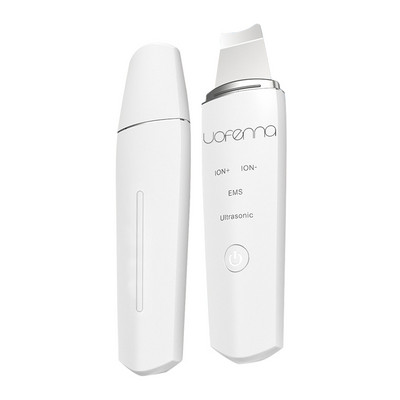 Uofenna Ultrasonic Skin Scrubber Deep Face Cleaning Shovel Ion EMS Peeling Shovel Facial Pore Cleaner Face Skin Lift Beauty