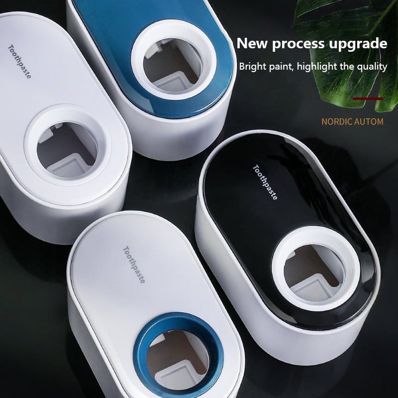 Automatski set za cijeđenje paste za zube Ljepljivi zidni stalak Držač paste za zube Stalak za četkice za zube Zidni usisivač Cjedilo za zubnu pastu