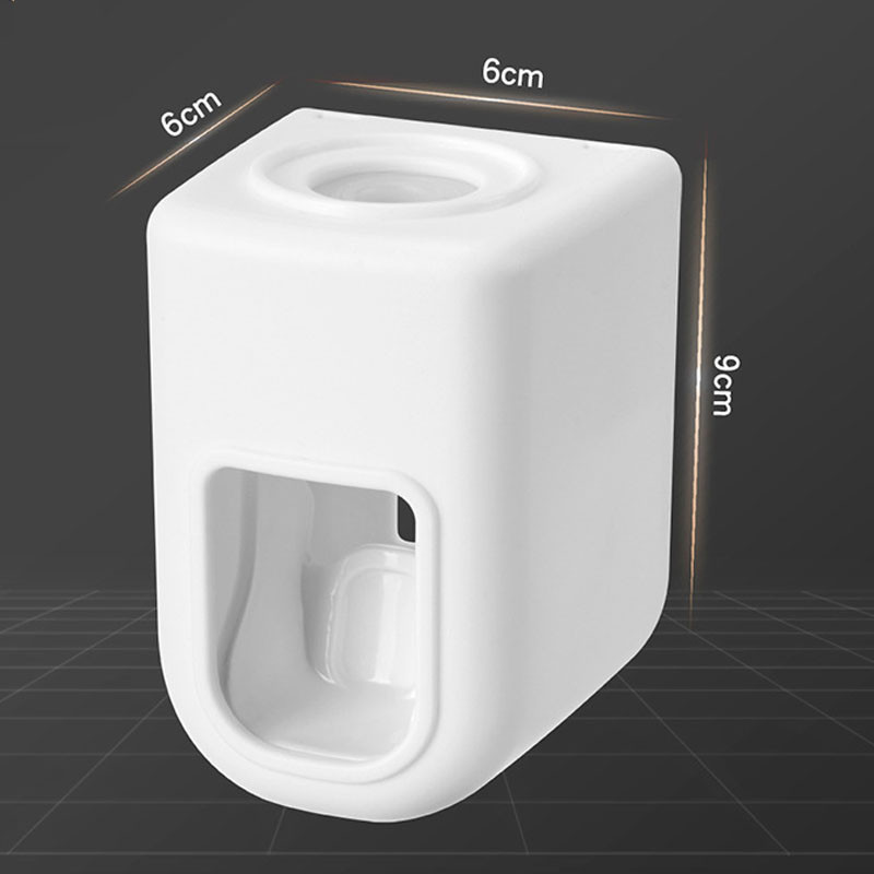 Automatski dozator paste za zube Kupaonski samoljepljivi stalak otporan na prašinu Držač četkice za zube Zidni istiskivač paste za zube za dom