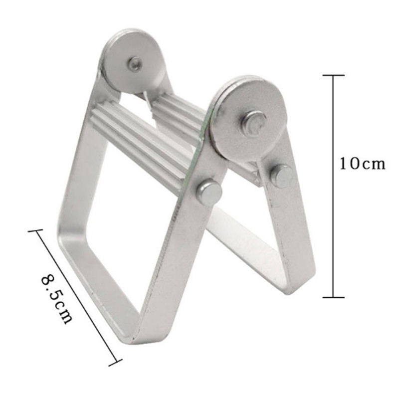 Lazy Dozator paste za zube Tuba Cjedilo Metalni alat za cijeđenje Boja za kosu Kozmetička boja Cjedilo Zatezač cijevi