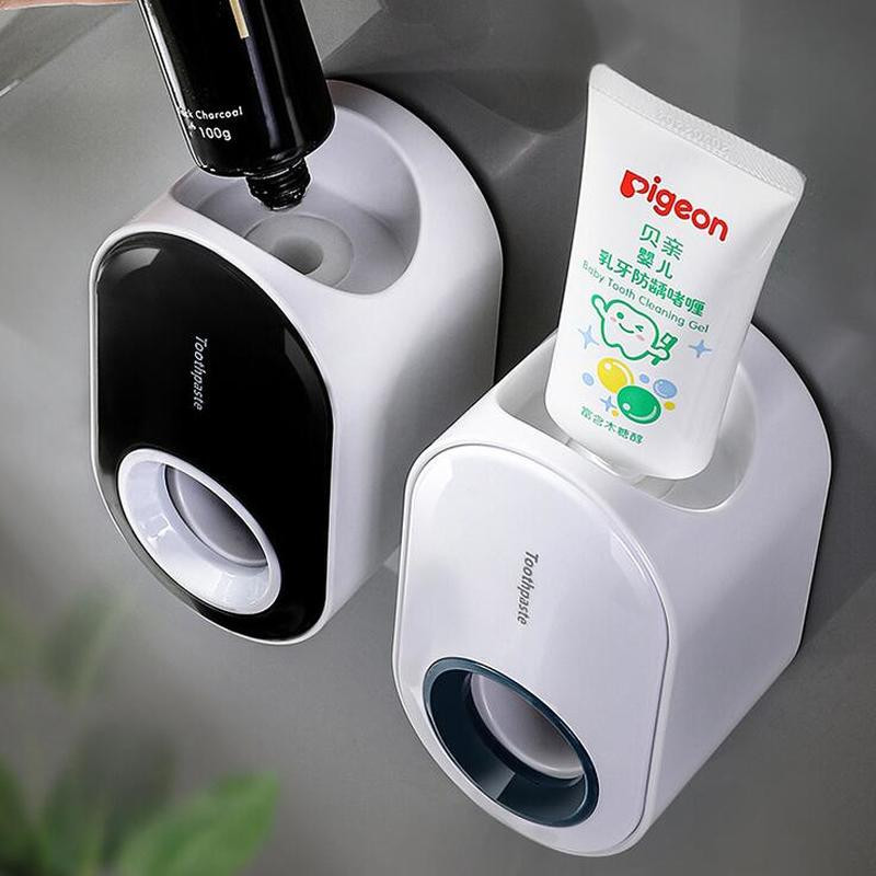Cjedilo za pastu za zube Automatski držač dozatora paste za zube Bez probijanja Otporan na prašinu Zidni nosač Raspršivač kupaonskog pribora