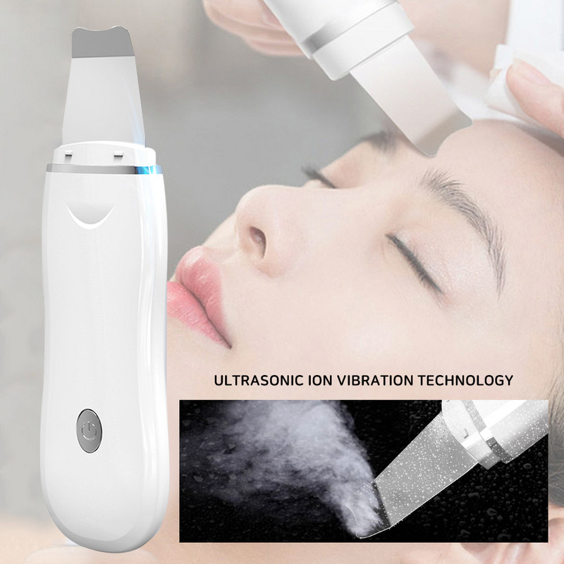 Új akció Bőrradír Vibrációs Arc Spatula Mitesszer eltávolító Lapát Clean Cavitatie Peeling Facial Lifting Bőrápoló eszközök