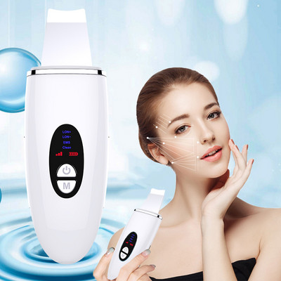 Ultrazvučni čistač lica Sredstvo za uklanjanje mitesera Skin Scrubber Dubinsko čišćenje lica Ultrazvučno ionsko sredstvo za čišćenje pora Lopata za lice