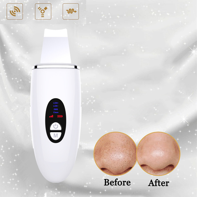 Ultragarsinis veido valymas inkštirų valiklis Odos šveitiklis Gilus veido valymas Ultragarsinis jonų ance porų valiklis veido kastuvas