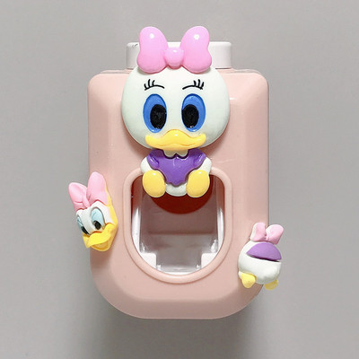 Cartoon automatinis dantų pastos dozatorius, sieninis dantų šepetėlio laikiklis, laikiklis, vonios kambario priedų rinkinys