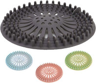 Plaukų gaudyklė dušo kanalizacijos dangtelis plaukų kriauklės filtro kanalizacijos apsauga, skirta vonios kambariui ir virtuvei Daugkartinio naudojimo guminis kriauklės sietelis