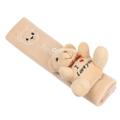 Automašīnas drošības jostas pārsegs plecu siksnas spilventiņu drošības jostas spilvens karikatūras drošība, regulējams automātisks aizbāznis sprādze Automātisks kakla atbalsta aizsargs