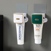 Prie sienos tvirtinamos lentynos didelės dantų pastos spaudyklės, rankų kremo valiklis, spaustuvas Lazy Squeeze dantų pastos laikiklis Vonios kambario priedai