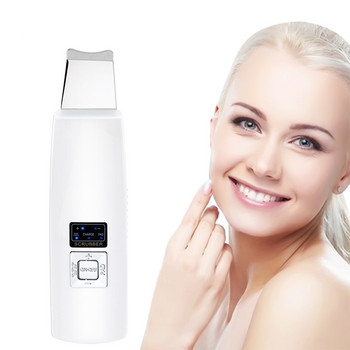 Ultrasonic Skin Scrubber Cleanser Προσώπου Καθαρισμός Ακμής Αφαίρεση Ακμής Μασάζ προσώπου Υπερηχητικό Peeling Clean Tone Lift