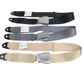 Universalus 2 taškų saugos diržas, reguliuojamas ištraukiamas automobilio Autobuso sėdynės saugos diržas Orlaivio sagtis Automobilių sunkvežimių sėdynių sauga