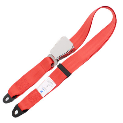 Universalus 2 taškų saugos diržas, reguliuojamas ištraukiamas automobilio Autobuso sėdynės saugos diržas Orlaivio sagtis Automobilių sunkvežimių sėdynių sauga