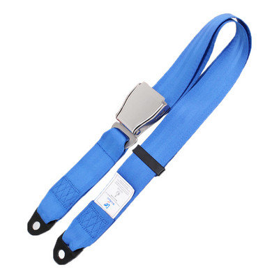 Universalus 2 taškų saugos diržas, reguliuojamas ištraukiamas automobilio Autobuso sėdynės saugos diržas Orlaivio sagtis Automobilių sunkvežimių sėdynių sauga