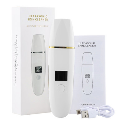 Ultrahangos bőrradír mély arctisztító gép peeling lapát arc pórustisztító arcbőrradír lifting gép